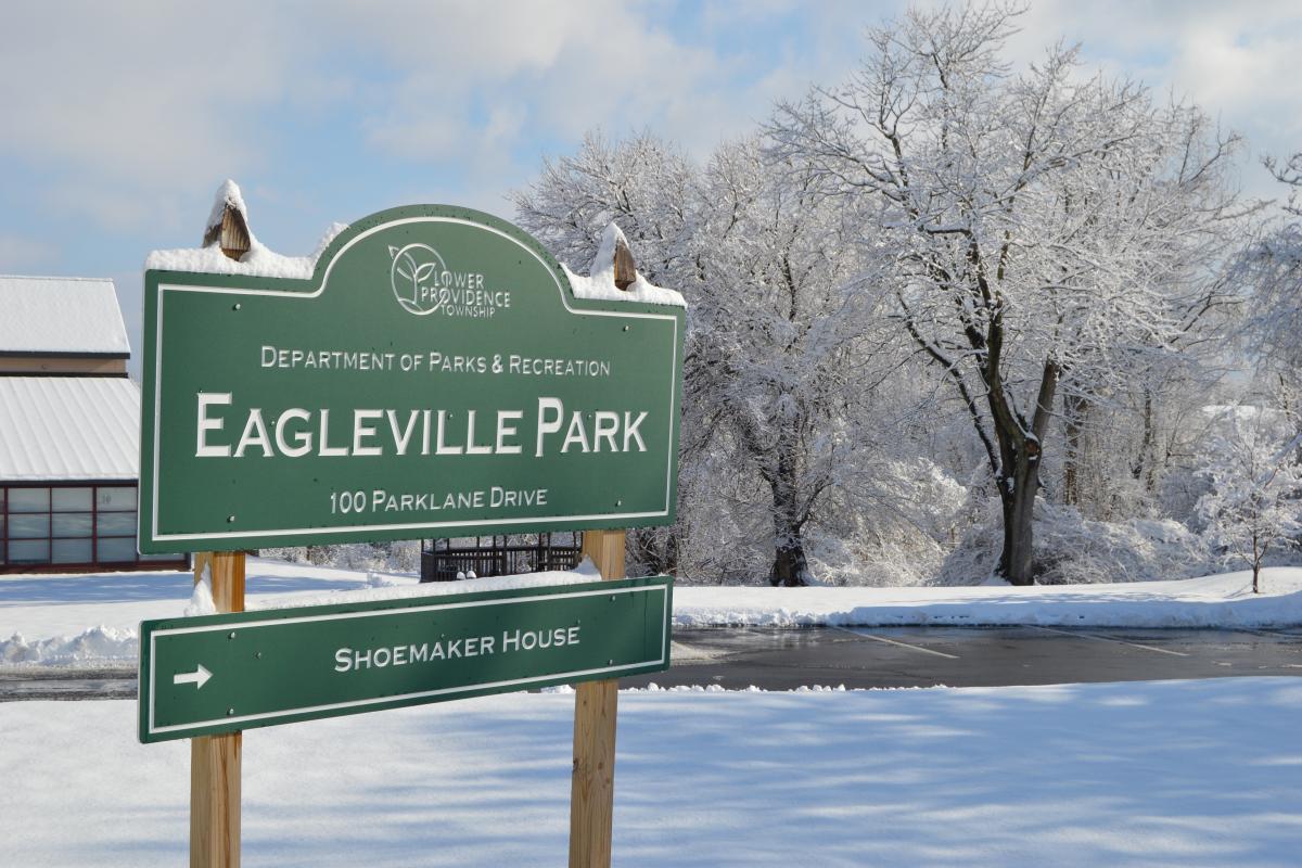 Eagleville Park sign