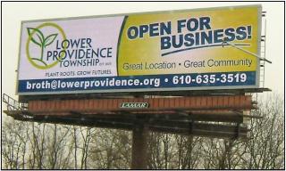 Open for Business Billboard