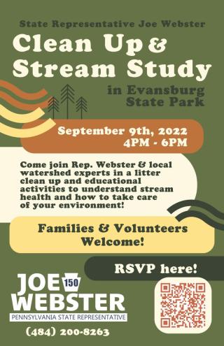 Clean UP & Stream Study Sept. 9, 2022