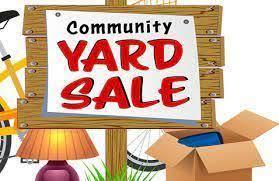 Community Yard Sale sign
