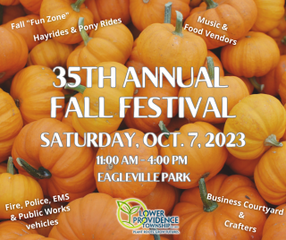 35th Annual Fall Festival Saturday, Oct. 7 11 am to 4 pm @Eagleville Park