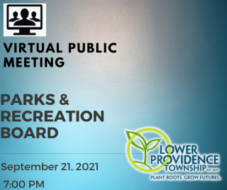 Virtual Parks and Recreation Board Meeting September 21, 2021