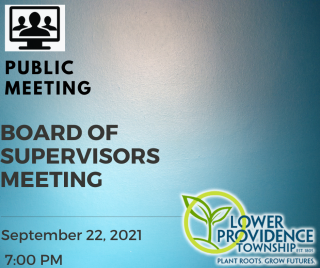 Virtual Board of Supervisors Meeting September 22, 2021