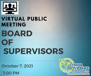 Virtual Board of Supervisors Meeting October 7, 2021