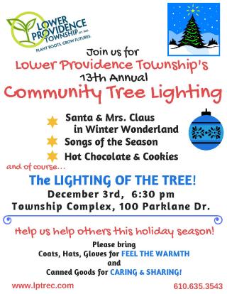 Tree Lighting flyer