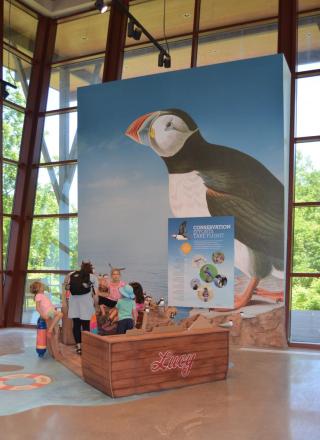 Exhibit at the John James Audubon Center at Mill Grove