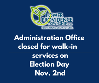 Administration Office closed for walk-in services Nov. 2