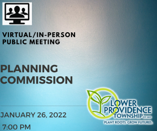 Virtual/In-Person Planning Commission Meeting January 26, 2022 at 7:00 pm
