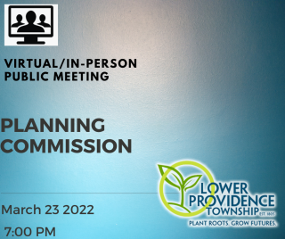 In-Person / Virtual Planning Commission Meeting March 23, 2022