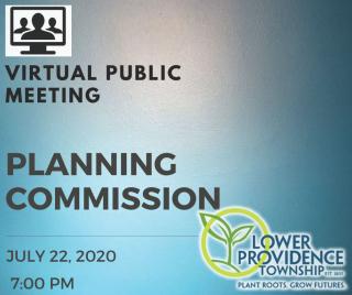 Virtual Planning Commission Meeting July 22, 2020