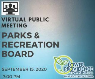 Virtual Public Meeting Parks and Recreation Board September 15, 2020