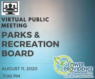 Parks and Recreation Board Virtual Public Meeting August 11, 2020