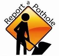 Pothole reporting graphic