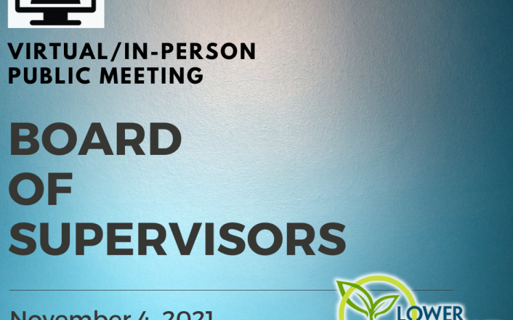 Board of Supervisors Meeting November 4, 2021