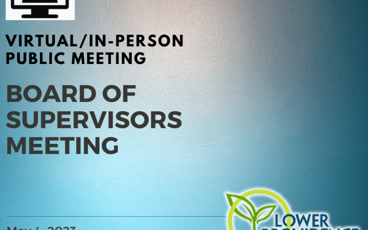 In-Person / Virtual Board of Supervisors Meeting May 4, 2023