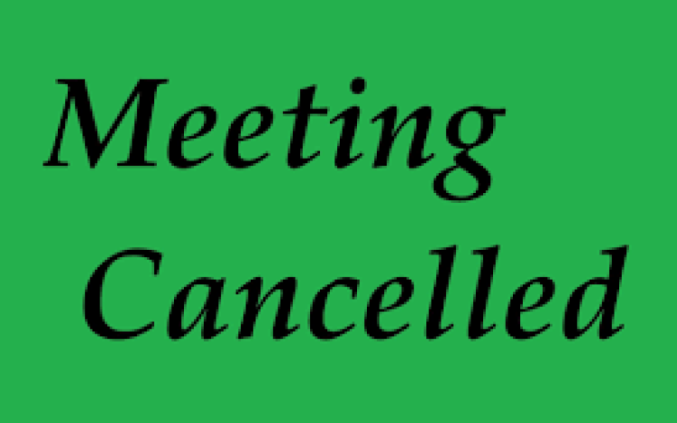 Meeting Cancelled graphic