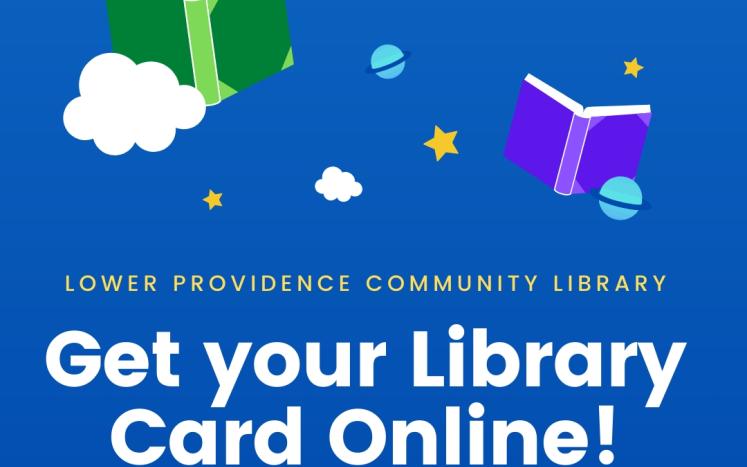 Library card graphic