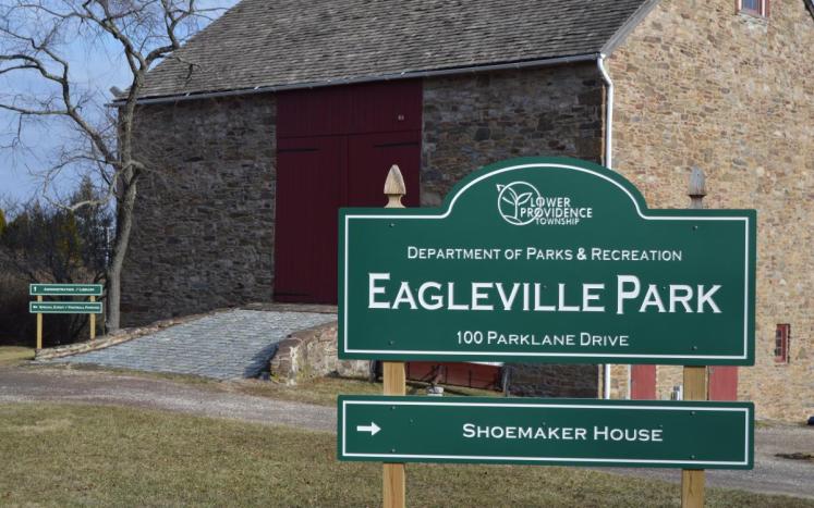 Eagleville Park sign