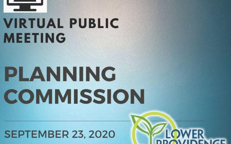 Virtual Public Meeting - Planning Commission September 23