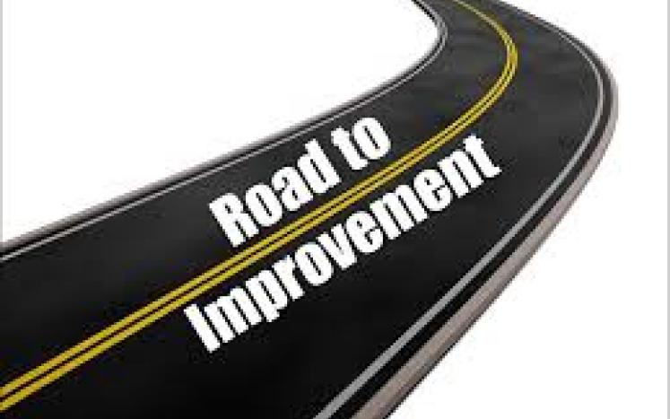 Road improvement graphic