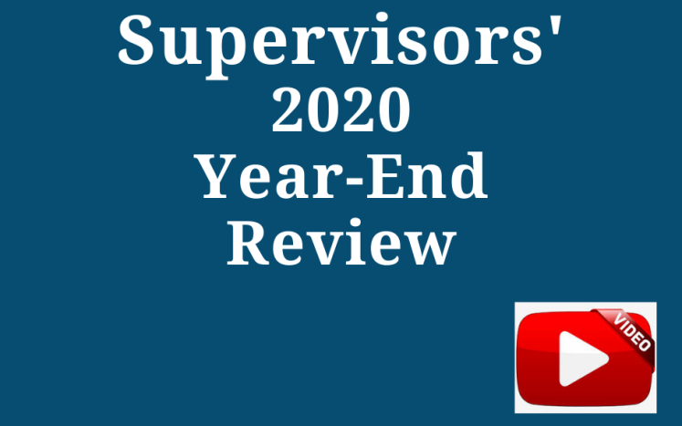 Supervisors' 2020 Year-End Review