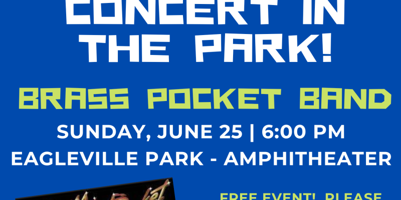 Summer Concert in the Park June 25 - Brass Pocket